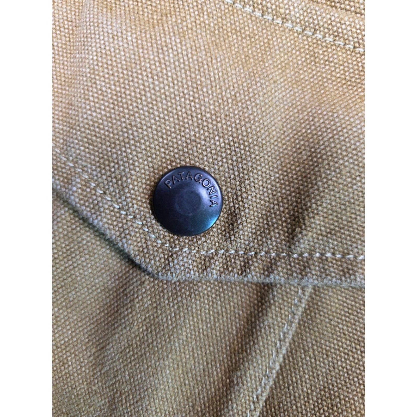 Patagonia Iron Forge Hemp Canvas Barn Coat Mens XL Tan Brown Work Jacket
