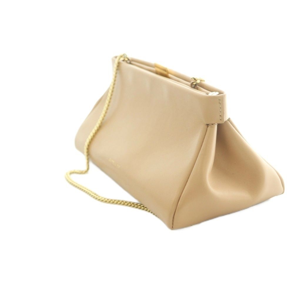 DEMELLIER MINI CANNES 2WAY Clutch Bag Shoulder Bag Chain Shoulder Smooth Leather