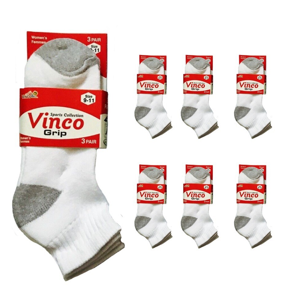 12 Pairs Men’s White Ankle Quarter Socks Comfort Cotton Low Cut Sport Size 9-11