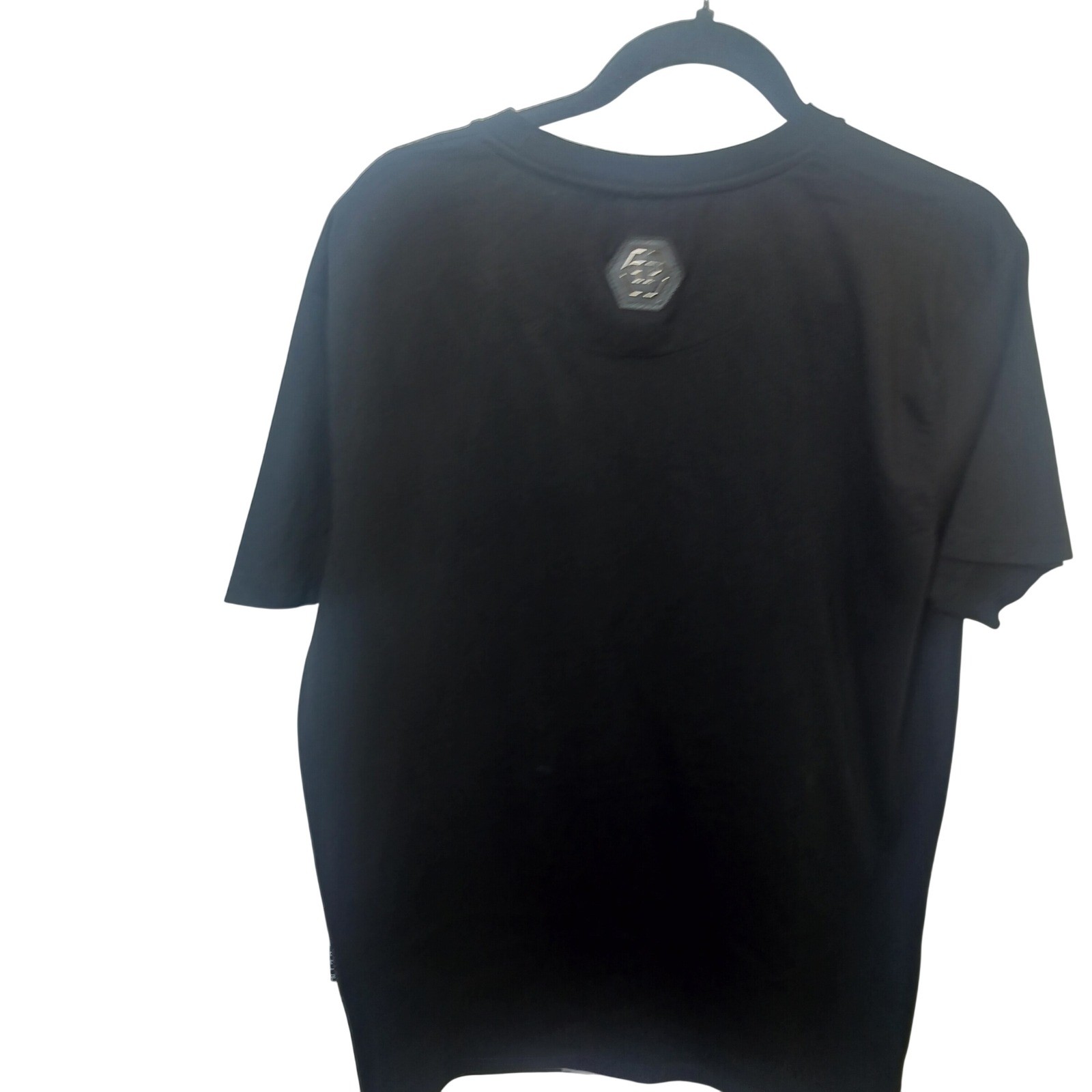 Philipp Plein Homme Black Crystal Zebra Skull T-Shirt Luxury Streetwear Mens