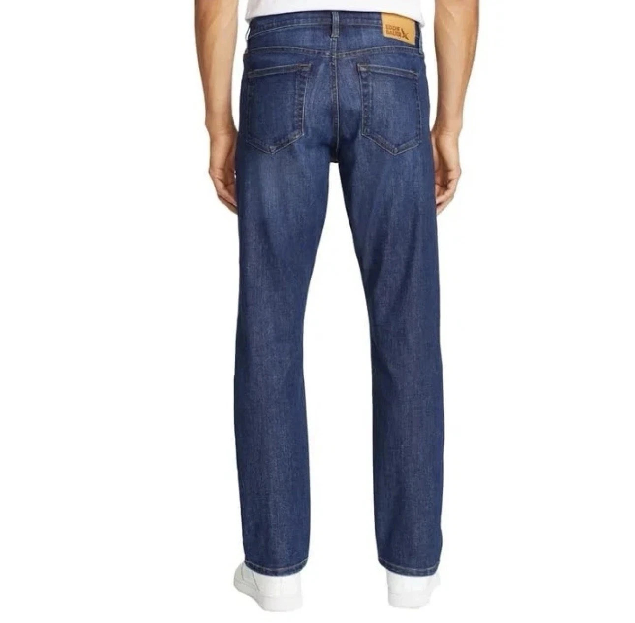 Men’s Eddie Bauer Stretch Jeans Dark Blue 40X30 Item# 1741596