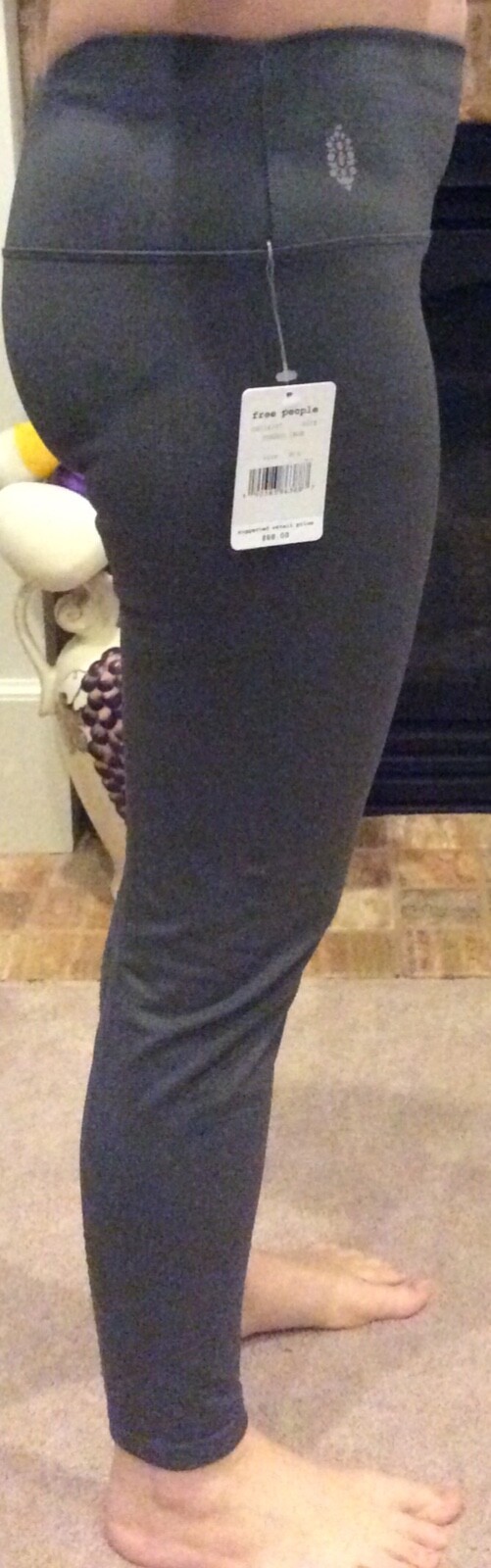 Free People Movement Forged Iron Contour Leggings Yoga Pants Sz M / L M/L NWT!