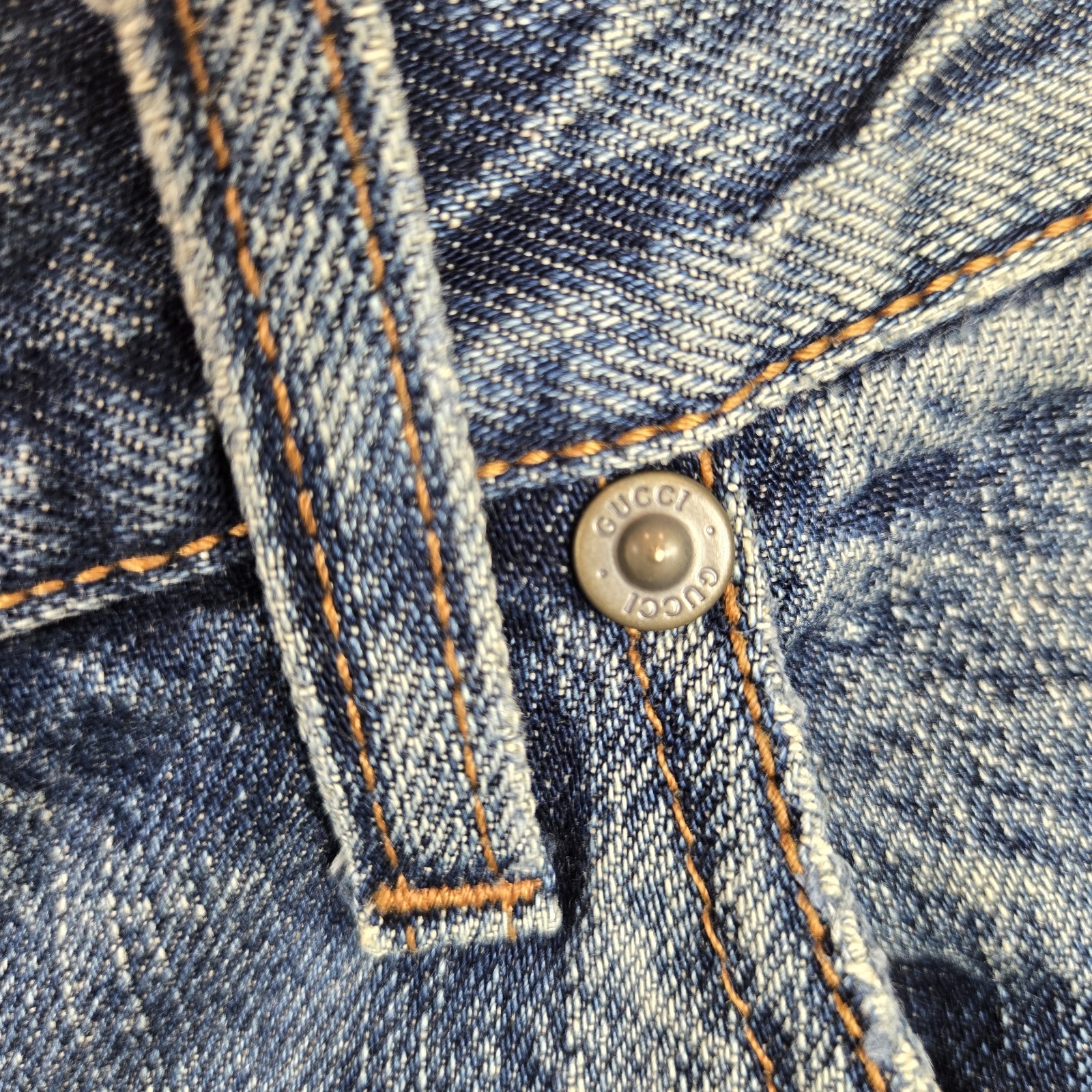 Gucci Skinny Jeans 48 32×26 Cropped Made in Italy Blue Denim Mens Luxury