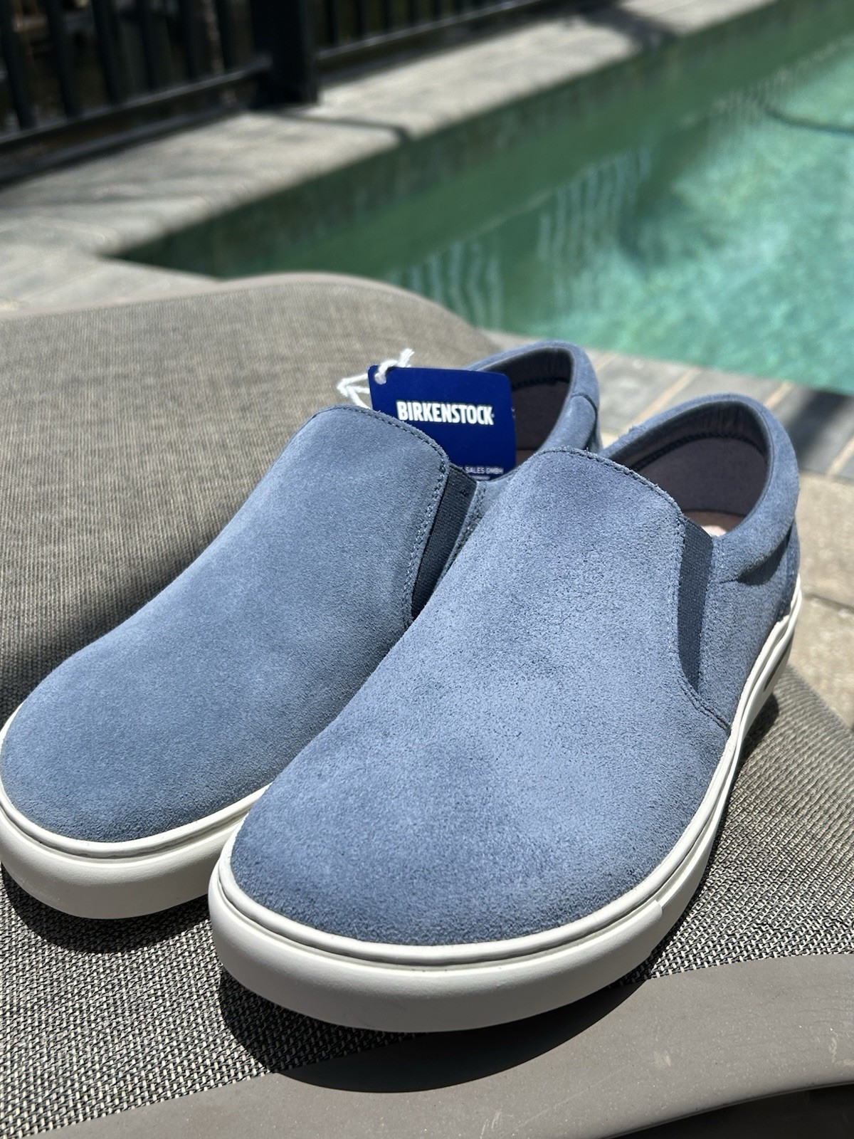 Birkenstock Oswego Suede Blue New With Tags Size 39 (W8, M6) Fits Women 8 – 8.5