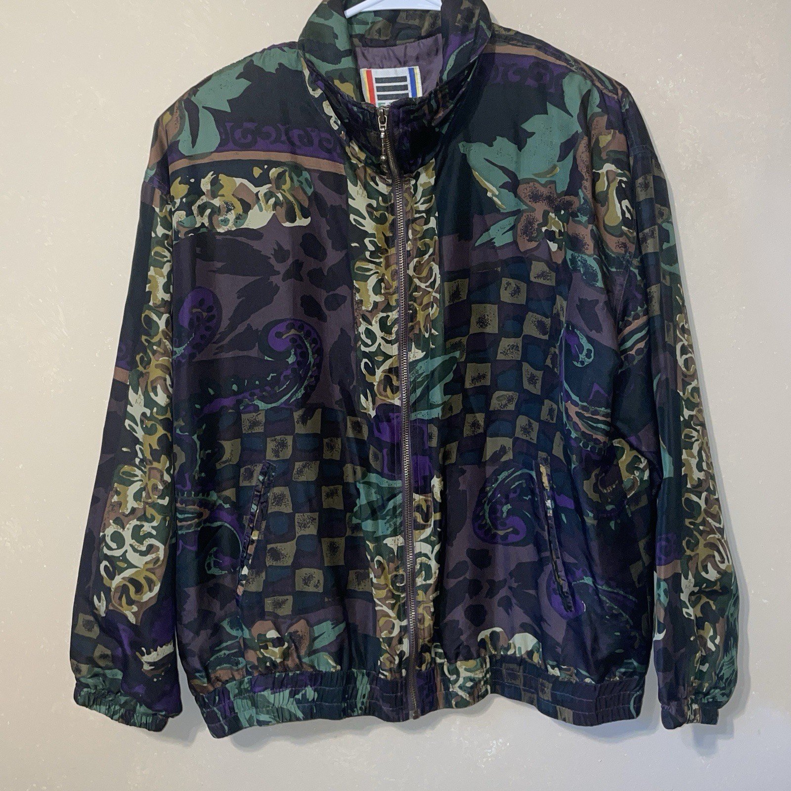 Fundraiser EVR Silk Women Medium Bomber Print Jacket