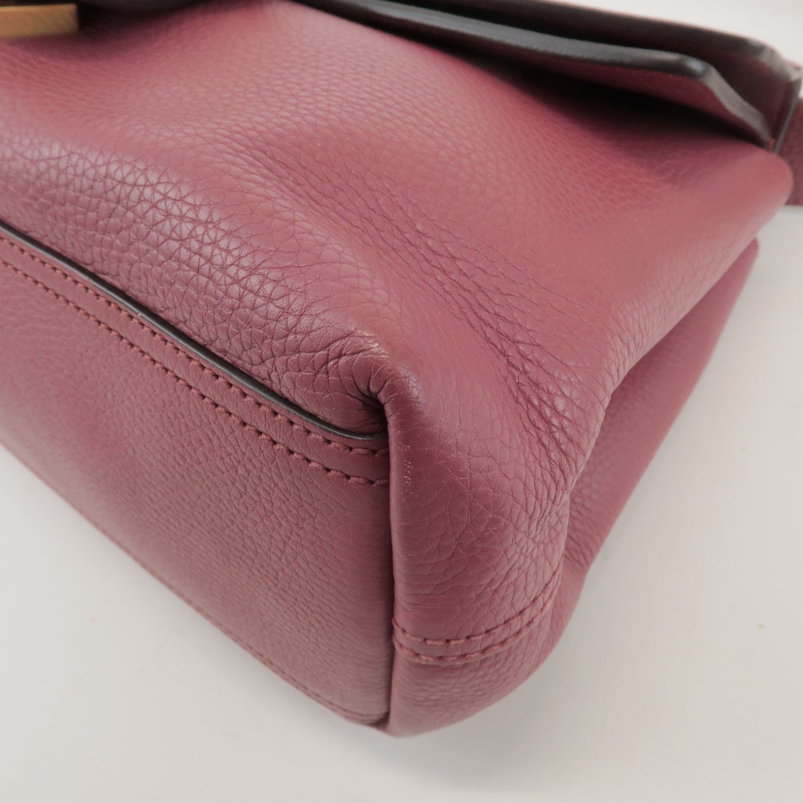 GUCCI GG Marmont Leather Shoulder Bag Rose Pink 401173 Authentic Used F/S