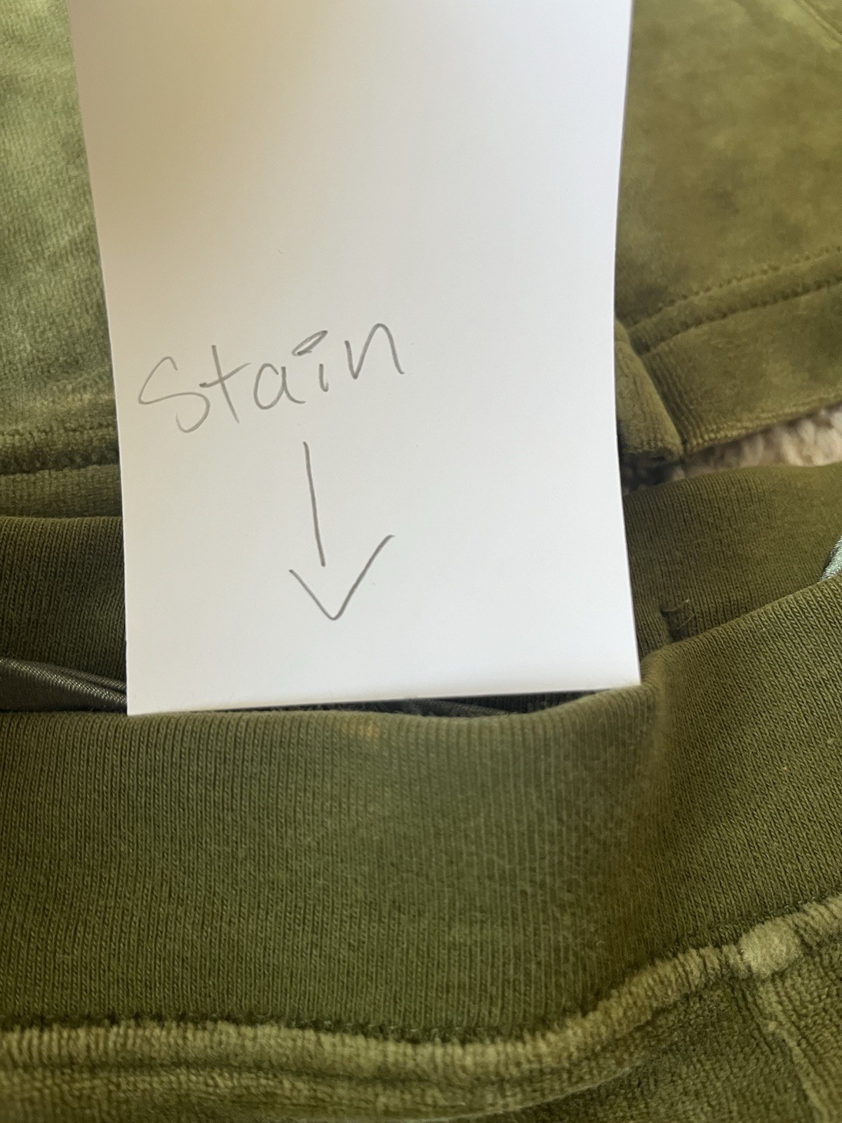 Hanes Women’s Velour Tracksuit 2pc Zip Jacket & Pants Pockets Green Y2K
