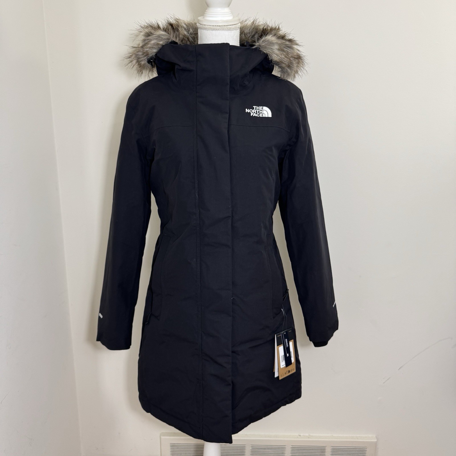 The North Face Women’s Arctic Parka 600 Down Coat TNF Black Sz XS S M L XL XXL