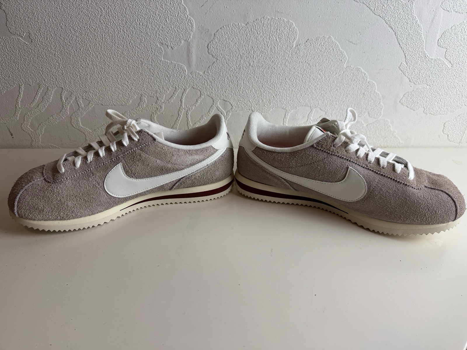 Nike Cortez SE College Grey Team Red Suede Low Top Men’s Sneaker – HF3142-001