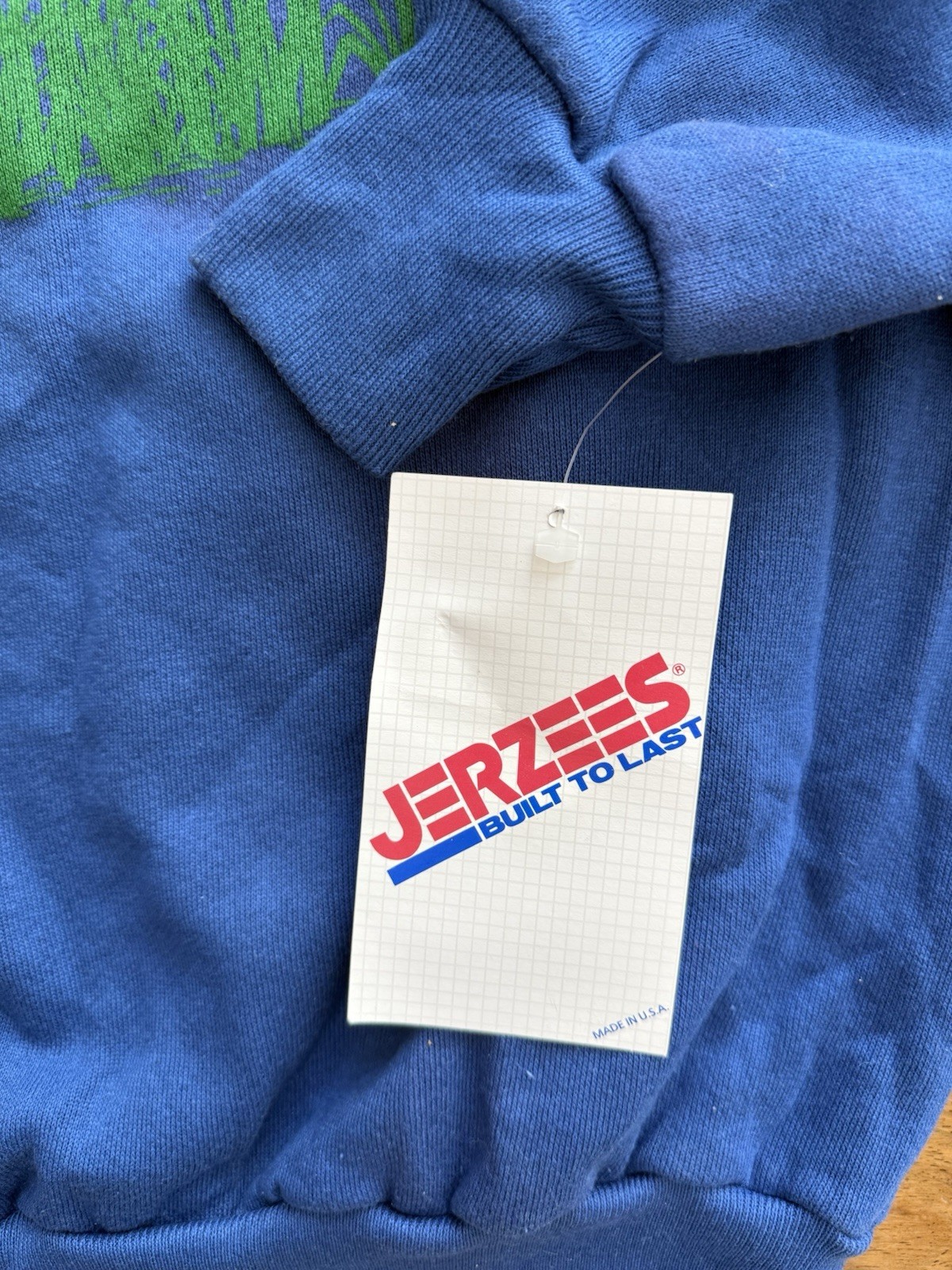 Vintage Jerzees USA Duck Scene Crewneck Dead Stock W/ Tags Painted Graphic NOS