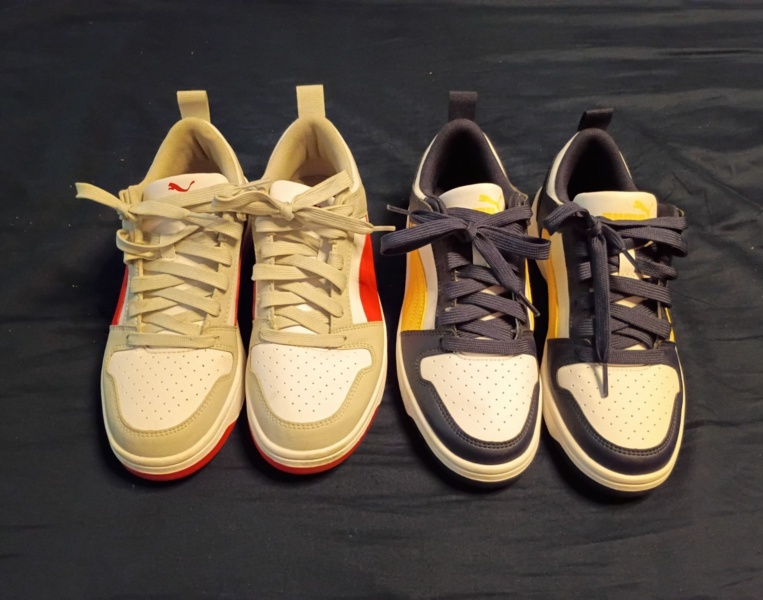 PUMA SoftFoam Comfort Men’s Low Top Lace-Up Sneakers Colorblock 370490-26