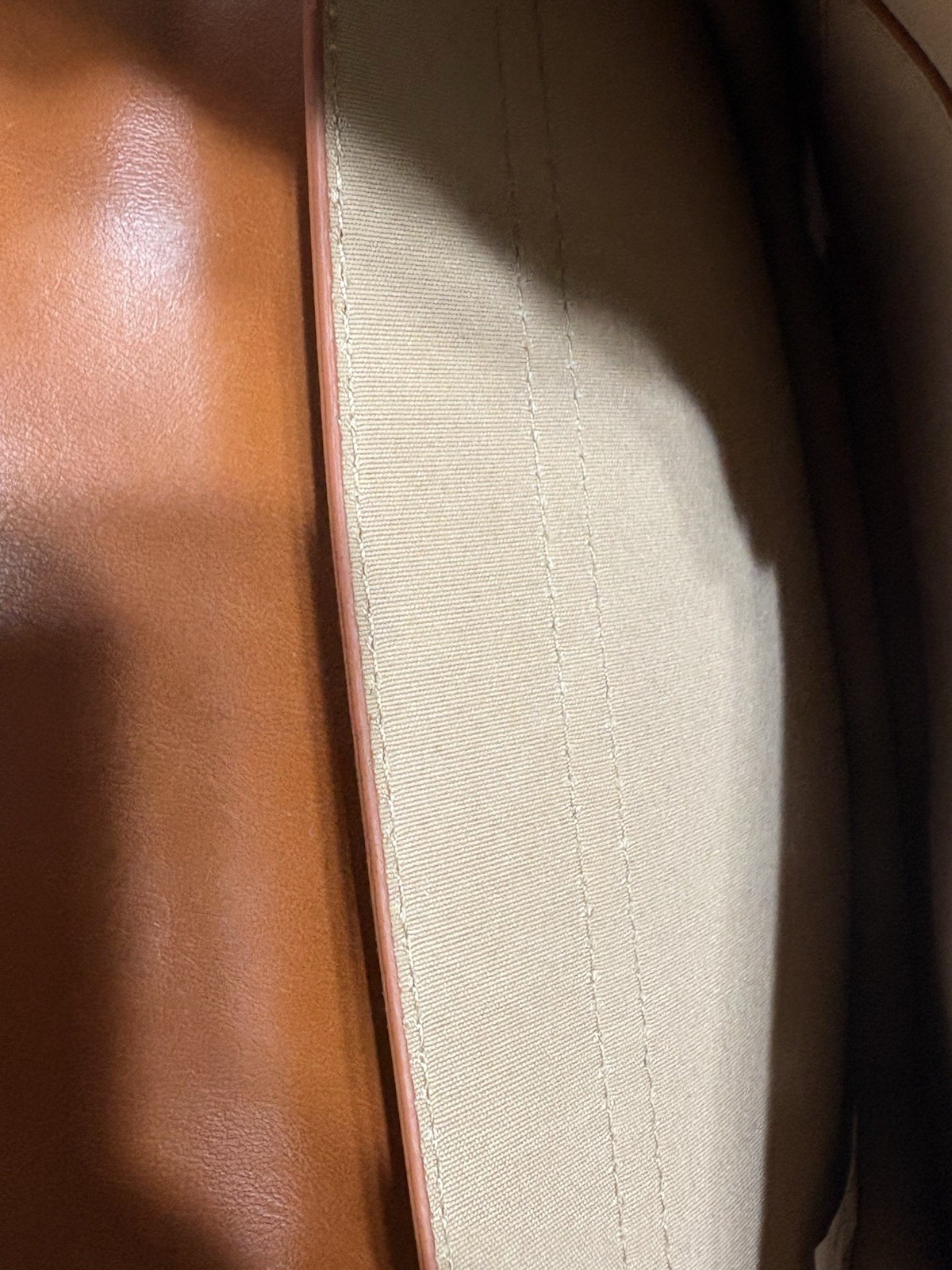 ECOSUSI Brown FAUX Leather messenger bag