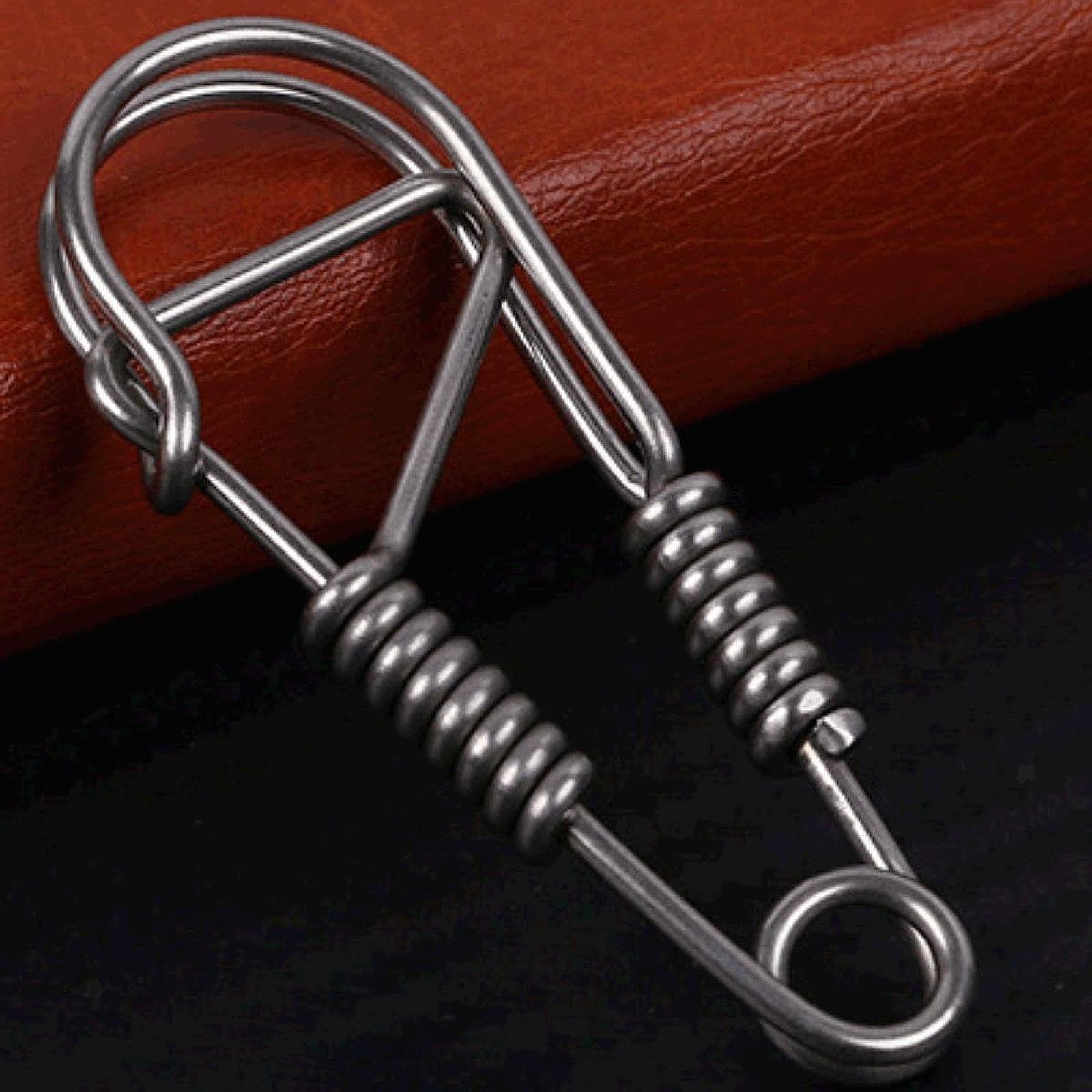 Snap Hook Bag Office Ring Belt Loop Work Gift Stainless Steel Keychain Hook