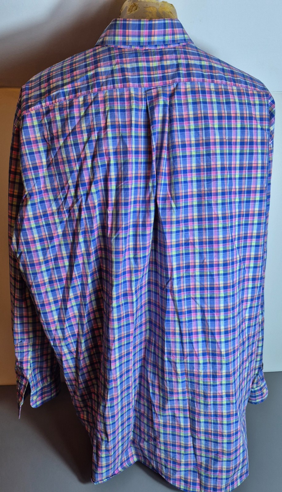 Polo Ralph Lauren Mens Button-Up Casual Dress Shirt 3XB Pink Pony