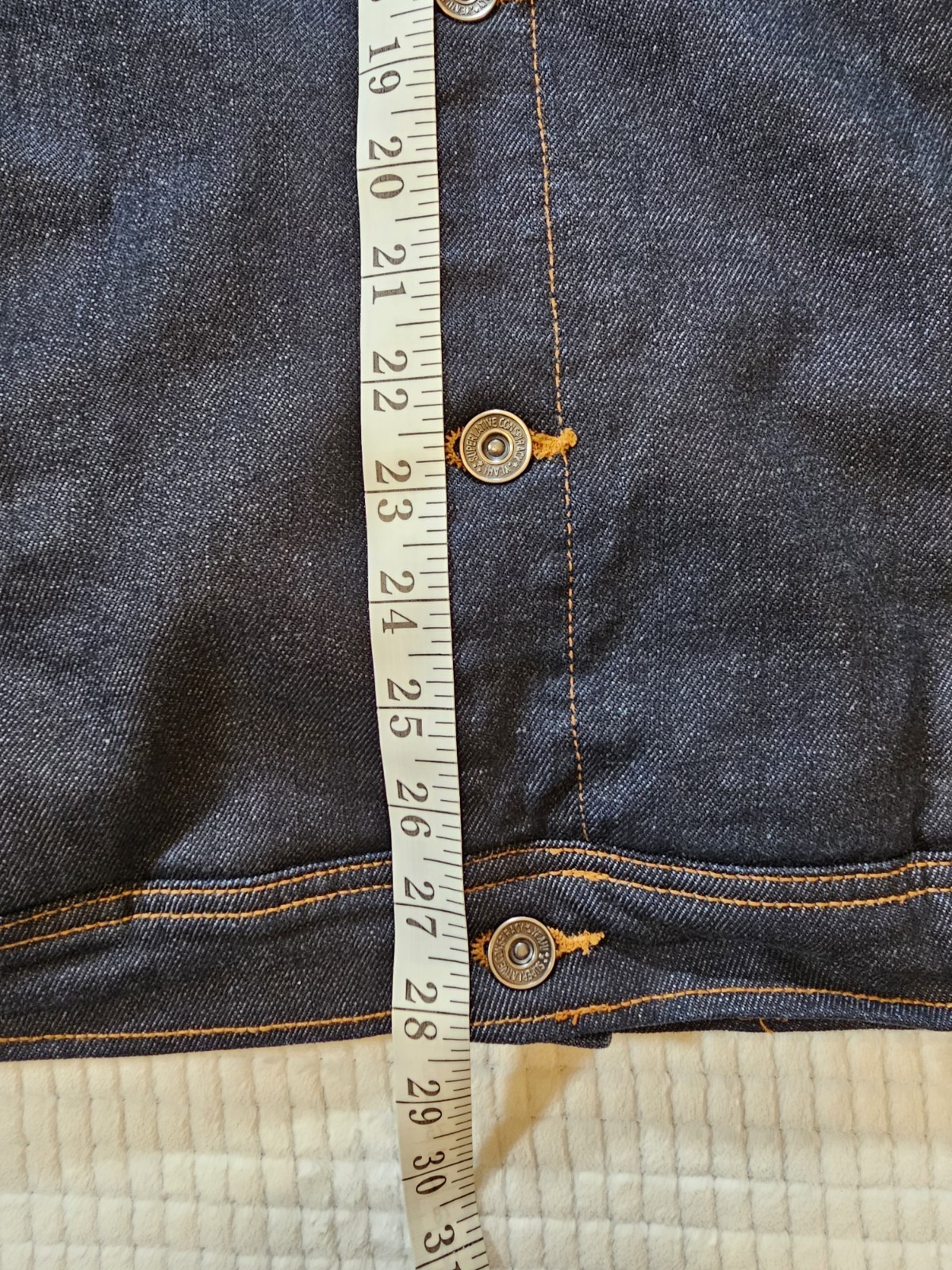 WESC Denim Men’s Jacket With Herpa Lining Size XL