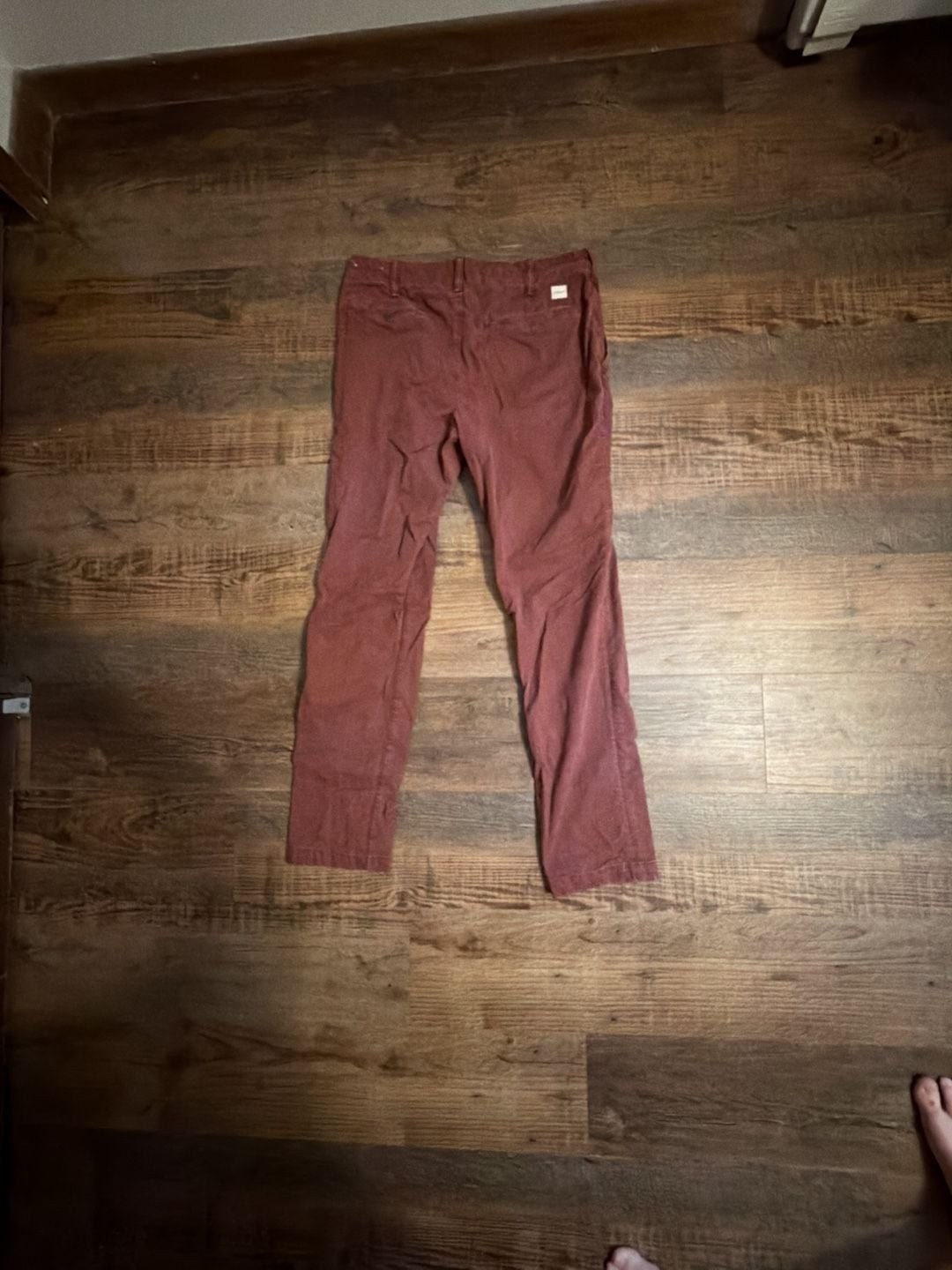 American Eagle Outfitters Men’s Burgundy Casual Pants Size 32×32