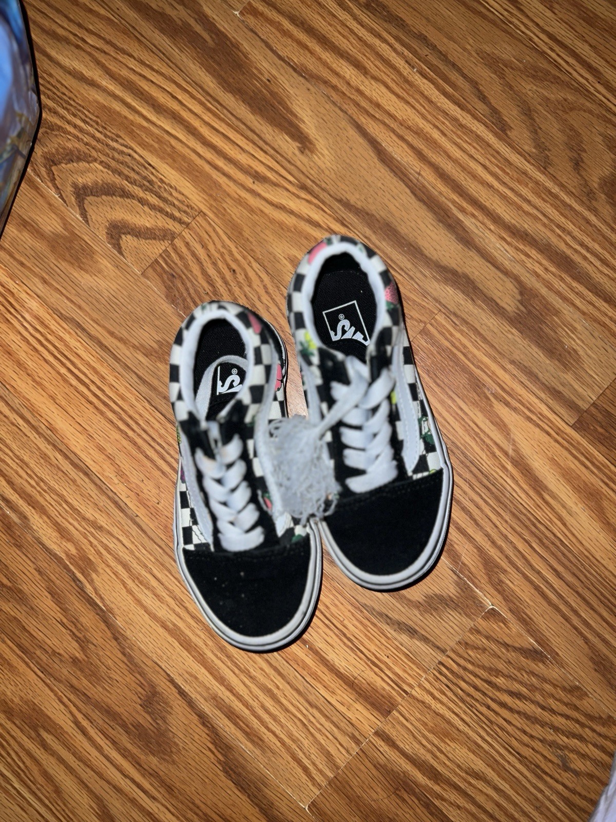 *VANS*Old Skool-Off The Wall●(Toddler 10.5 Colorful Checkerboard●Needs New Laces