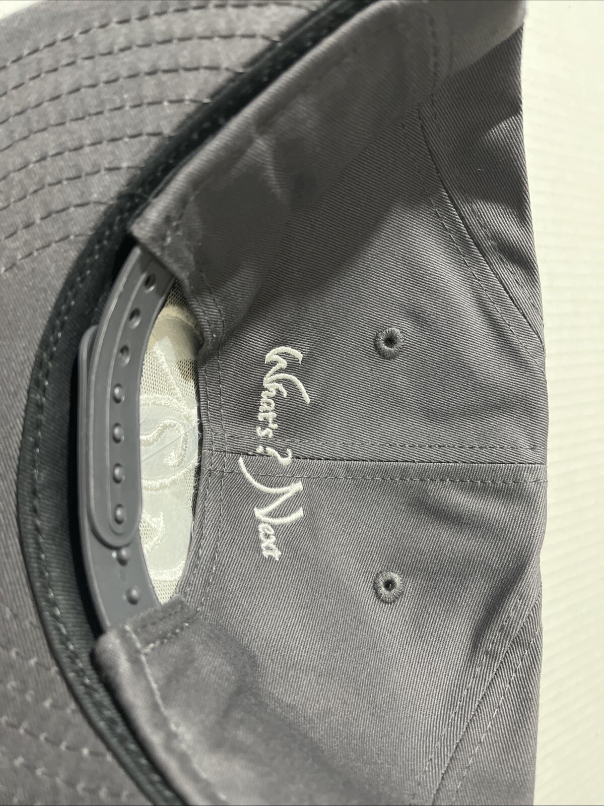 What’s Next New Era 9 Fifty SnapBack Ball Cap New Grey.