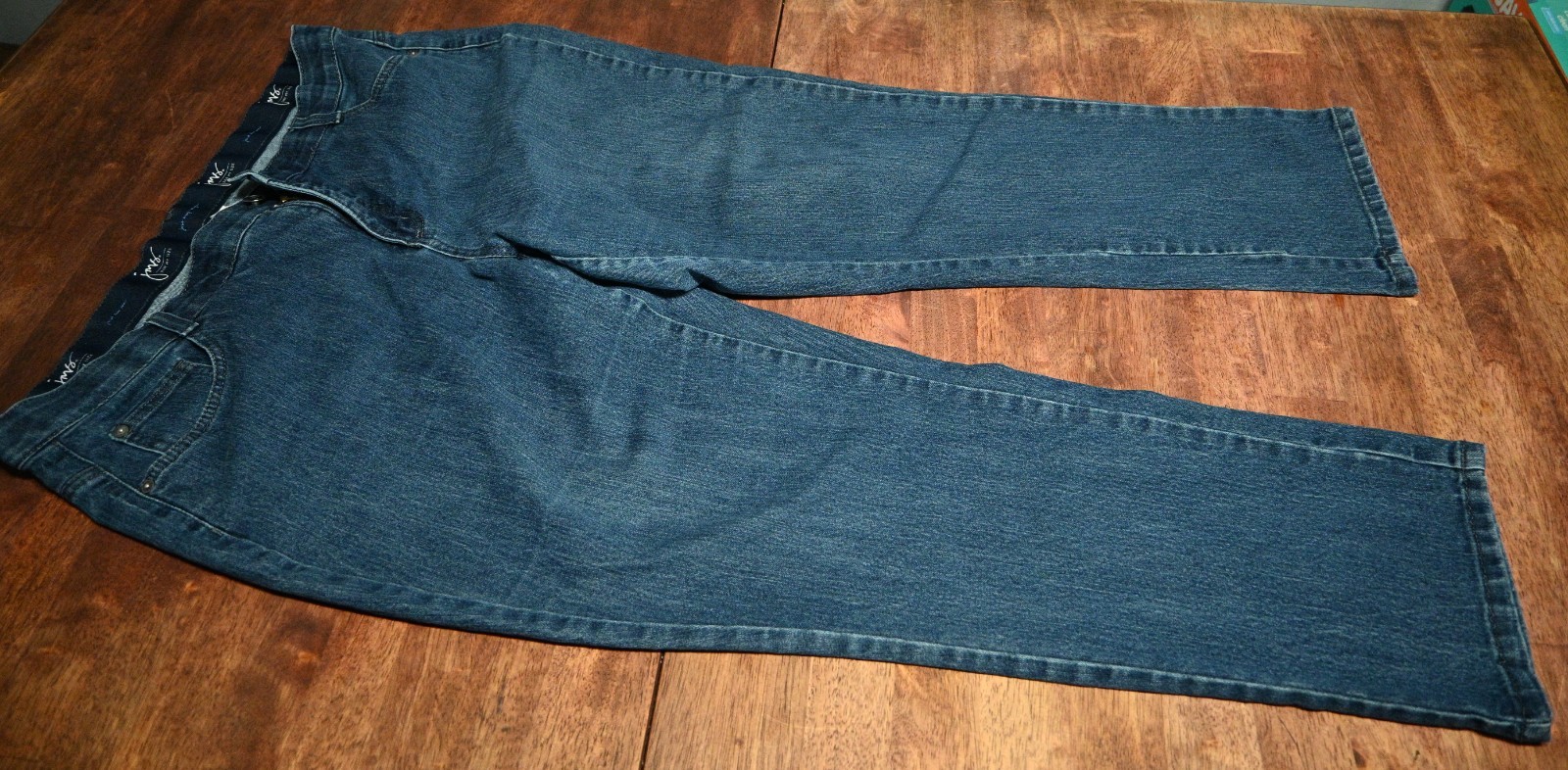 Just My Size Womens Plus Size 20 Denim Jeans Comfort Waist Band Medium Wash JMS