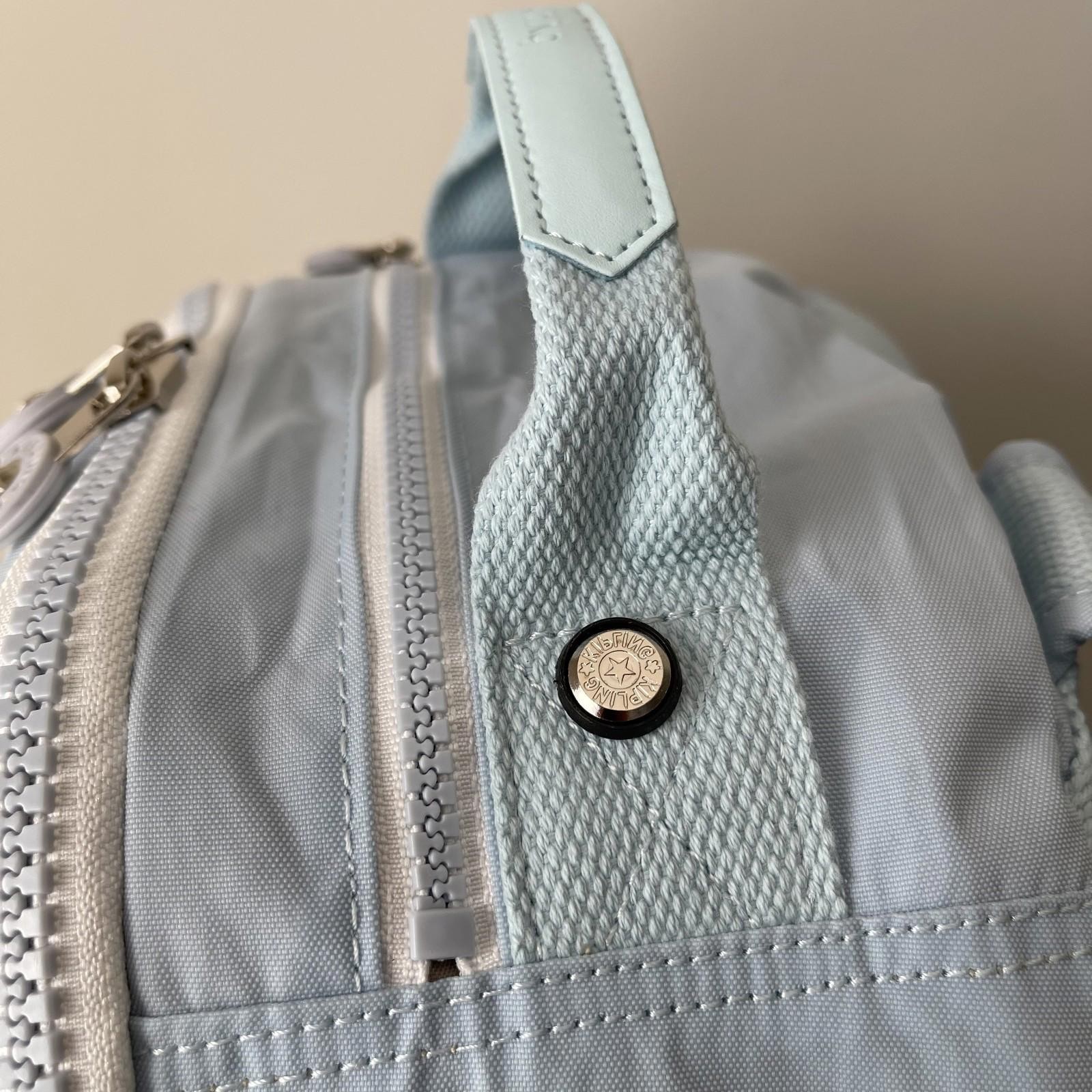 Kipling Seoul Up 17″ Laptop Extra Large Backpack in Frost Blue SP NWT