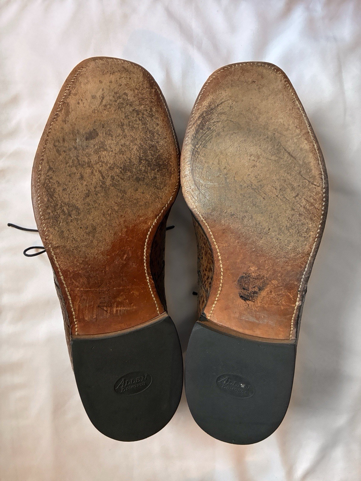 Allen Edmonds Ostendo Nassau Sharkskin Dress Shoes