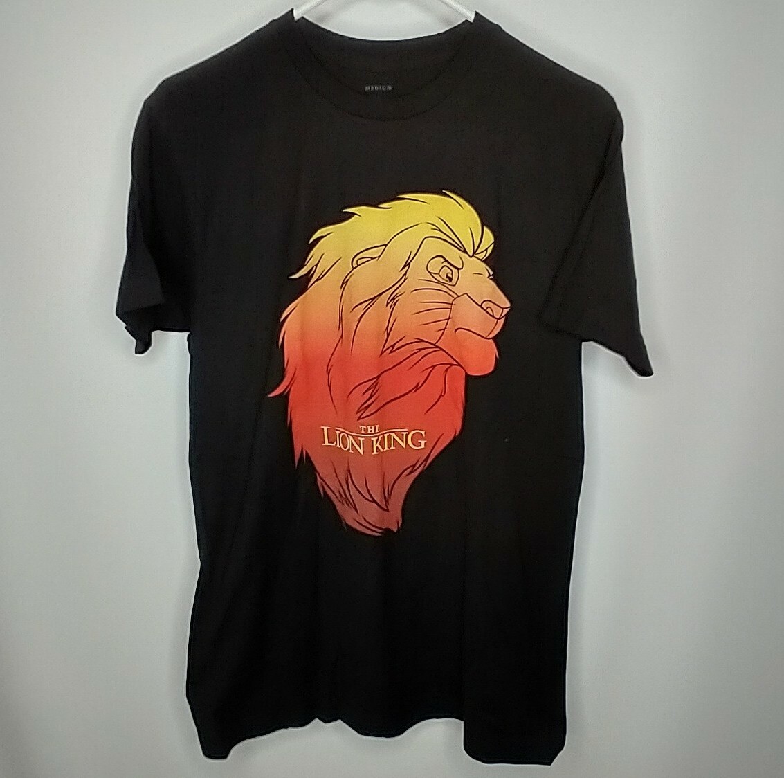 The Lion King Simba T-Shirt Black Men’s SzM