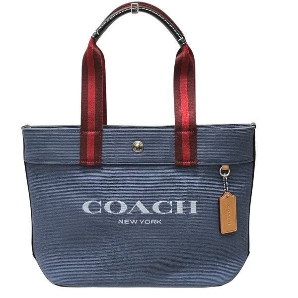 Coach COACH CK168 Small Denim Multi Bag Tote Bag Ladies Excellent Condition
