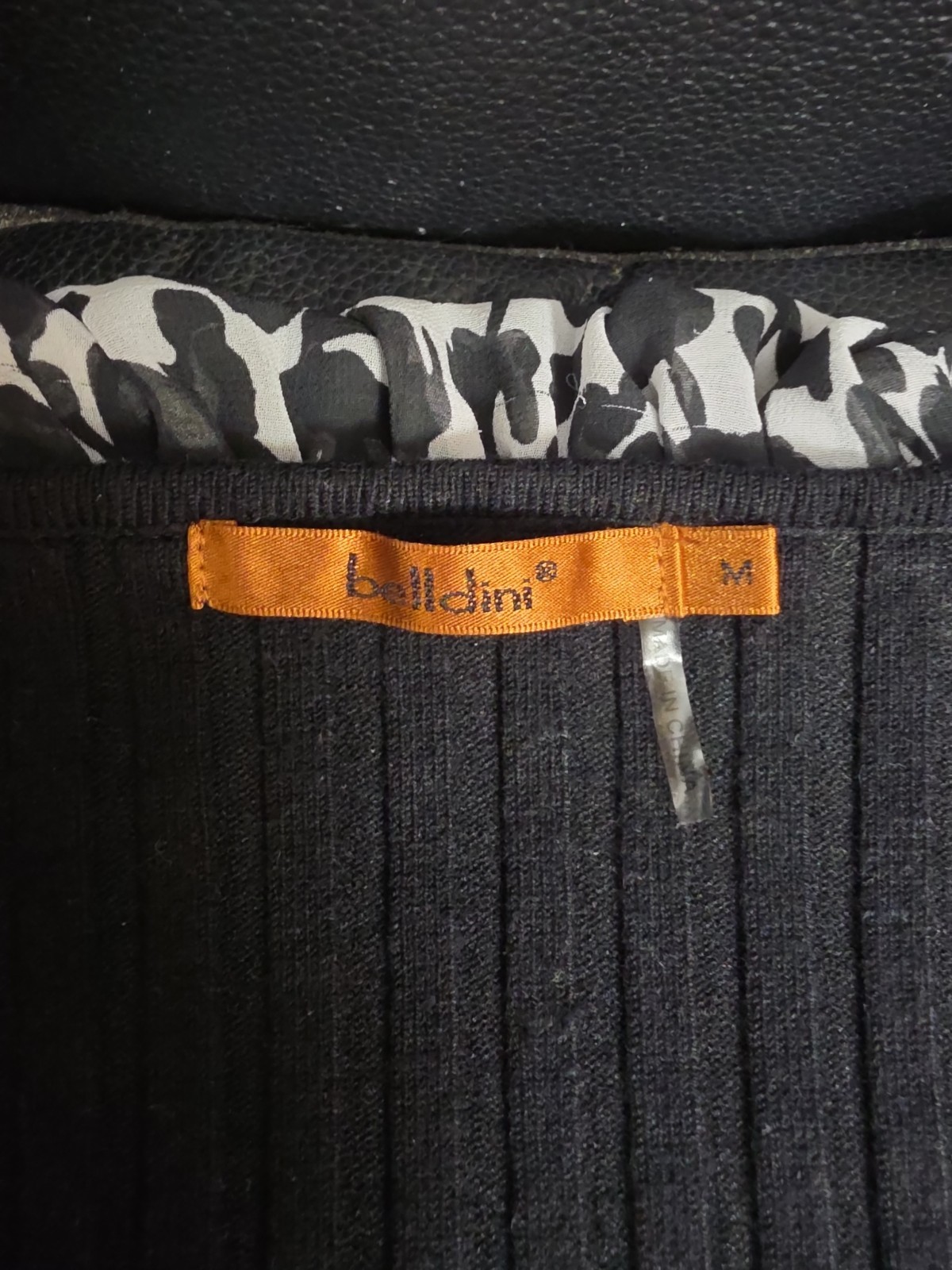 Beautiful Belldini Ribbed Viscose Fabric Sweater