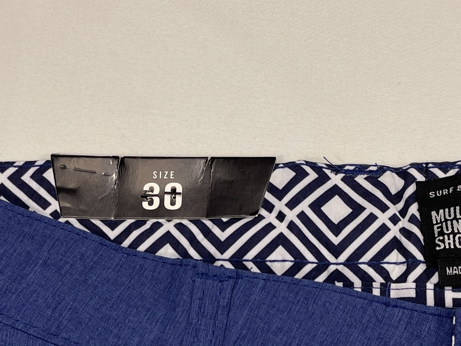 ✅ New ✅Surf And Swim Co Multi Functional Short ✅Moody Blue ✅Mens ✅30 ✅Chambray