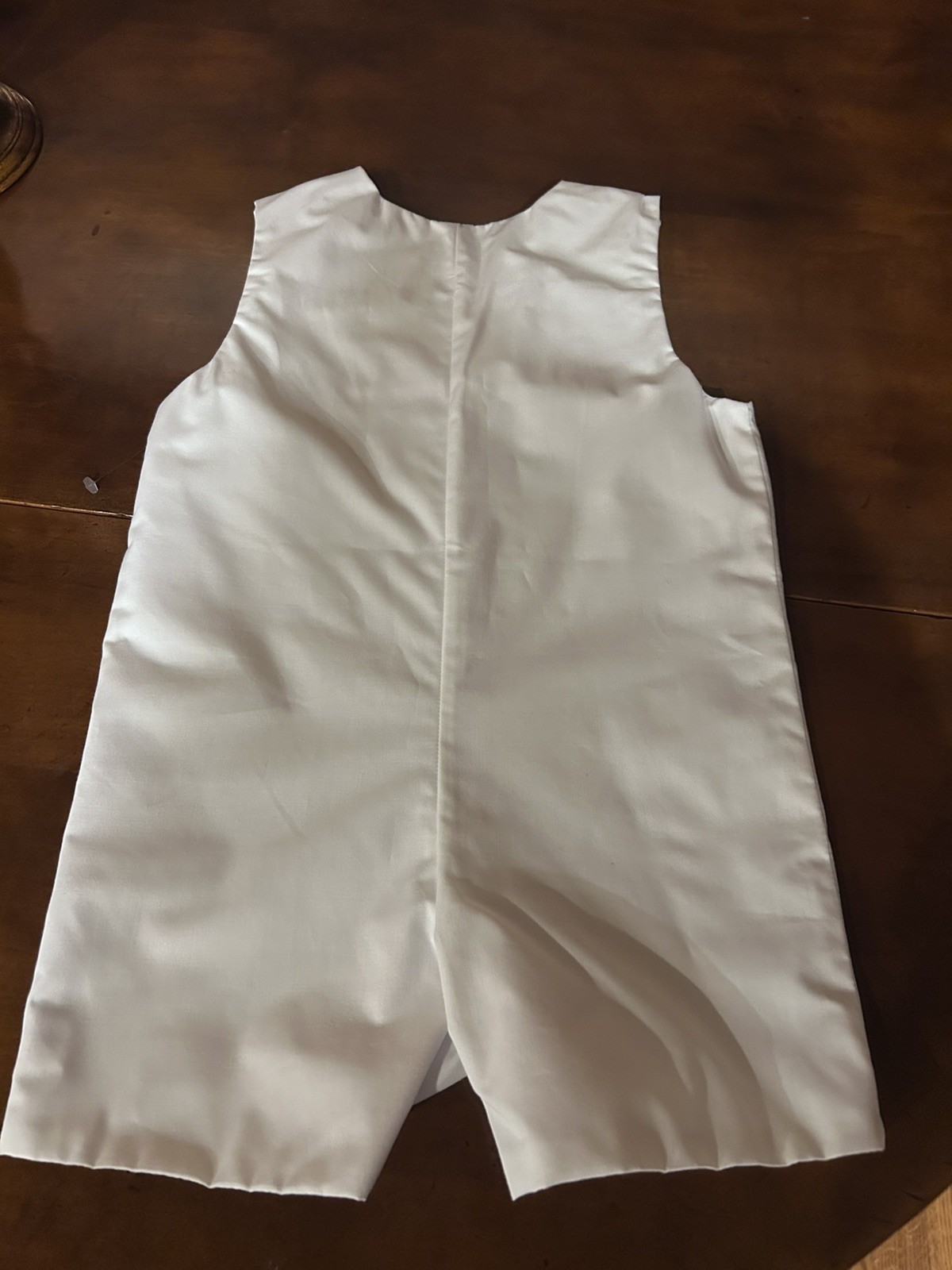 Petit Bebe Smocked Cross Jon Jon Romper Boys 2T Easter Baptism Christening NWOT