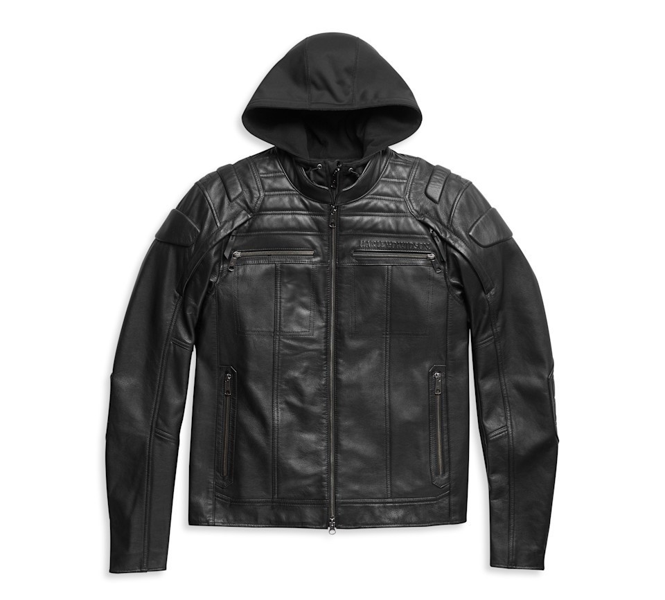 Harley Davidson Jacket Men’s Auroral II 3-in-1 Cowhide Leather Motorcycle Jacket