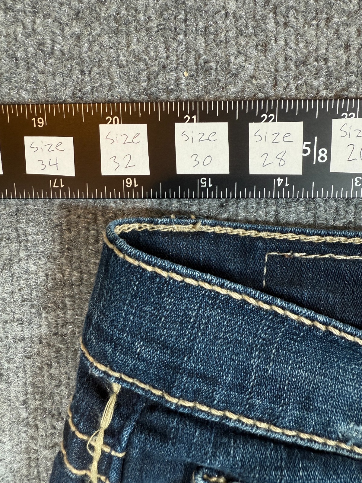Buckle BKE Drew Bootcut Jeans Womens 31×31 (33×31) Blue Stretch Logo Outdoor