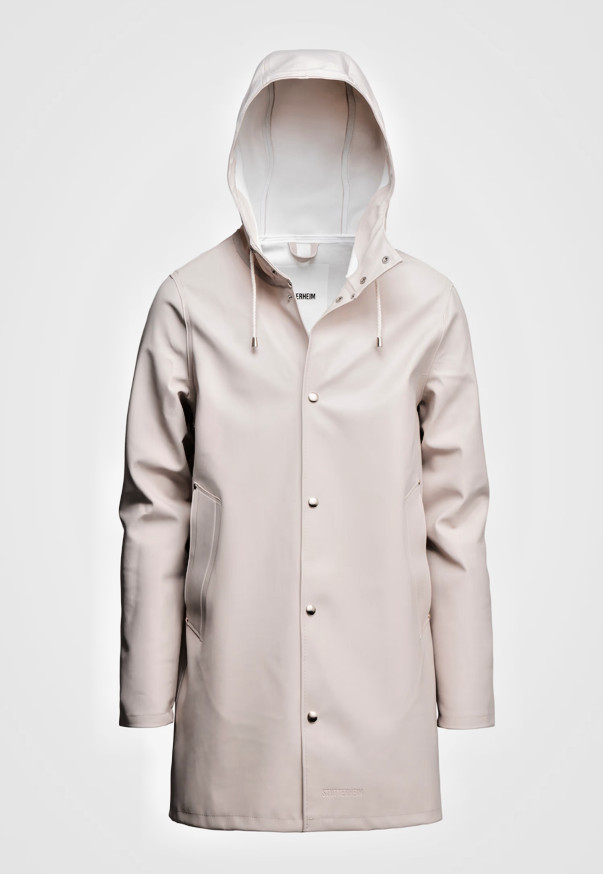 Stutterheim Stockholm Raincoat Jacket – Light Sand – Medium