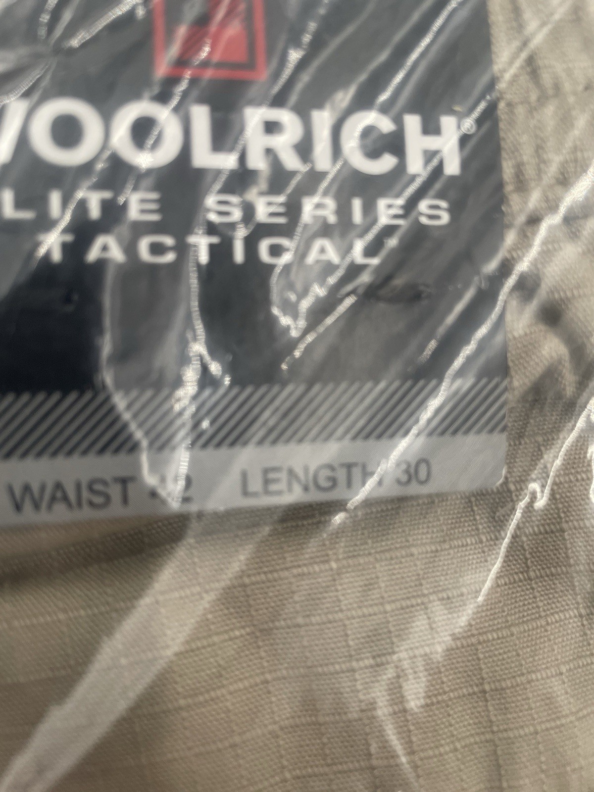 NEW Woolrich Elite Series Tactical Lightweight Ripstop Khaki Cargo Pant 42X30