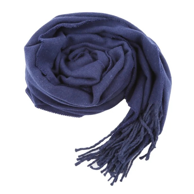 Brand Wool Scarves Winter Soft Warm Cashmere Shawl Thickened Long Tassel Shaw…