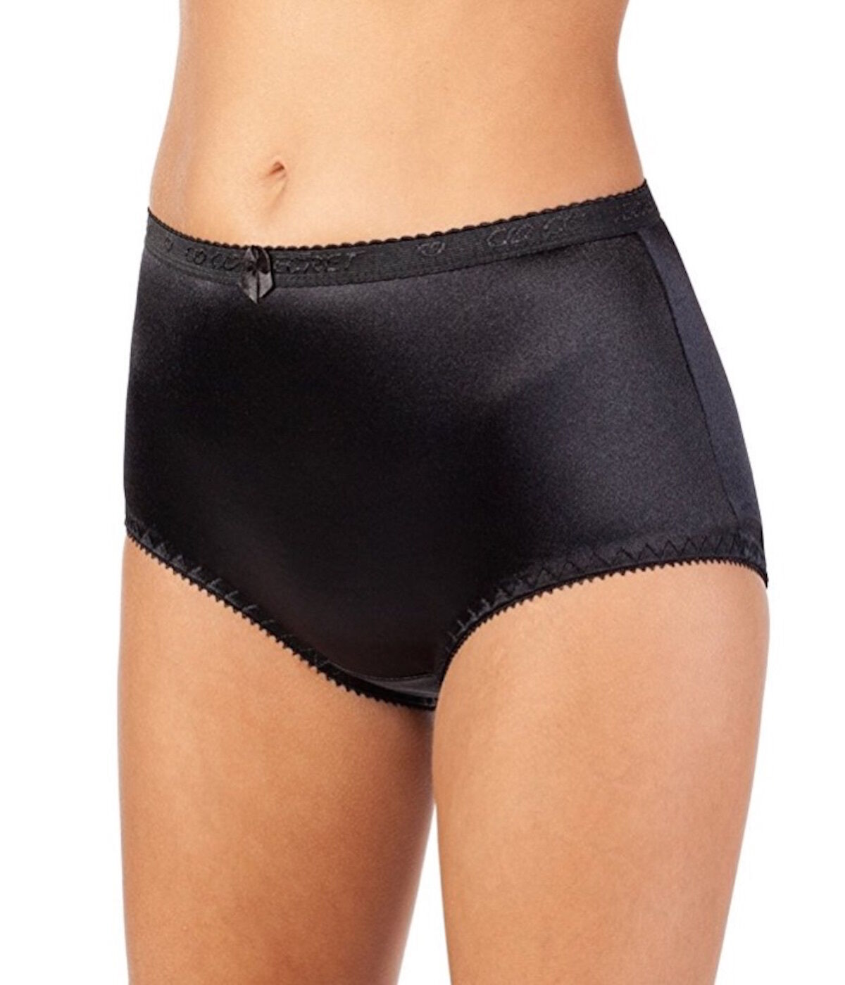 3 6 Women High Waist Full Coverage Shiny Smooth Silky Satin Brief Panties Undies