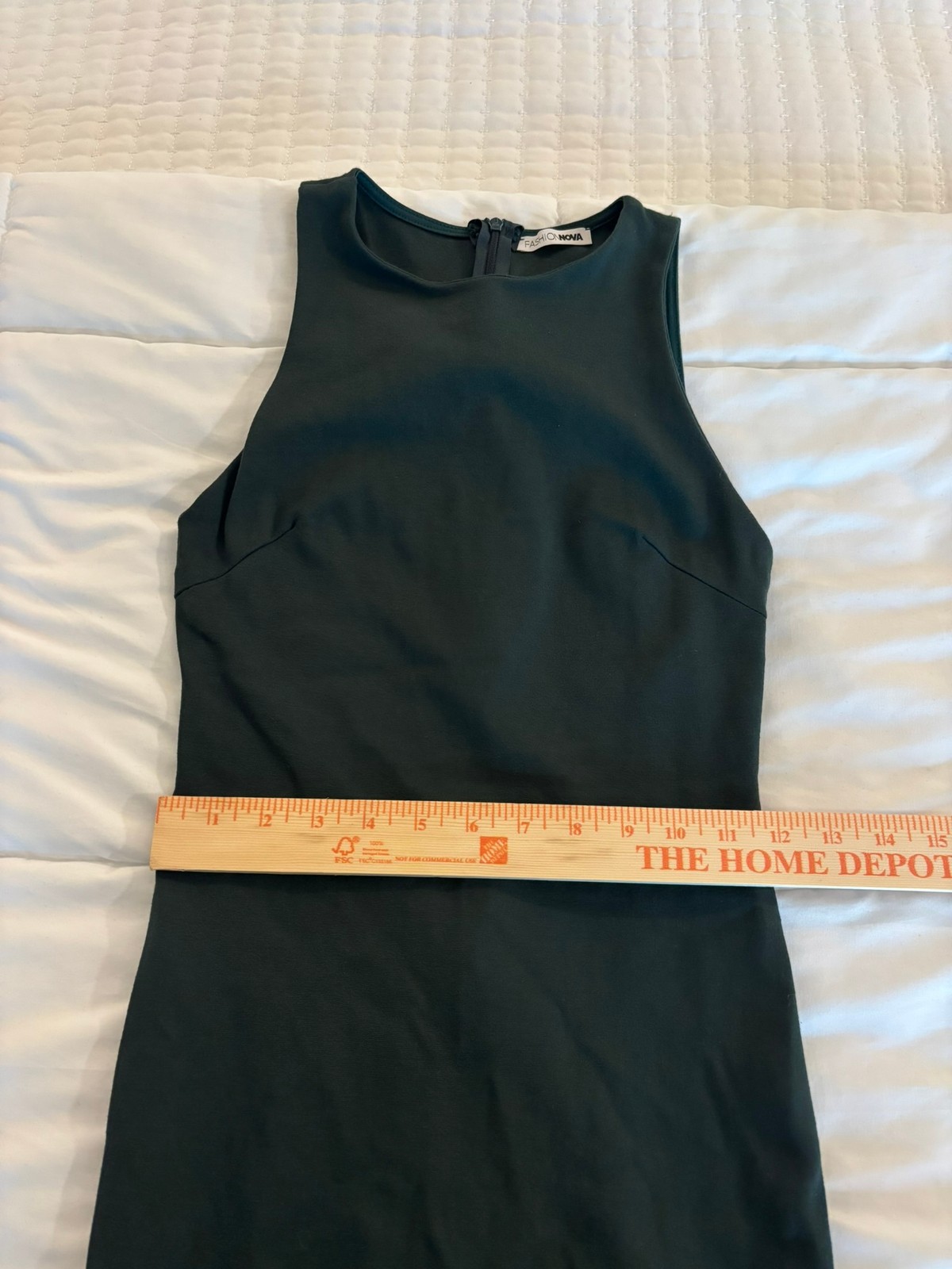 Fashion Nova Sleeveless Midi Dress Teal Bodycon Size S