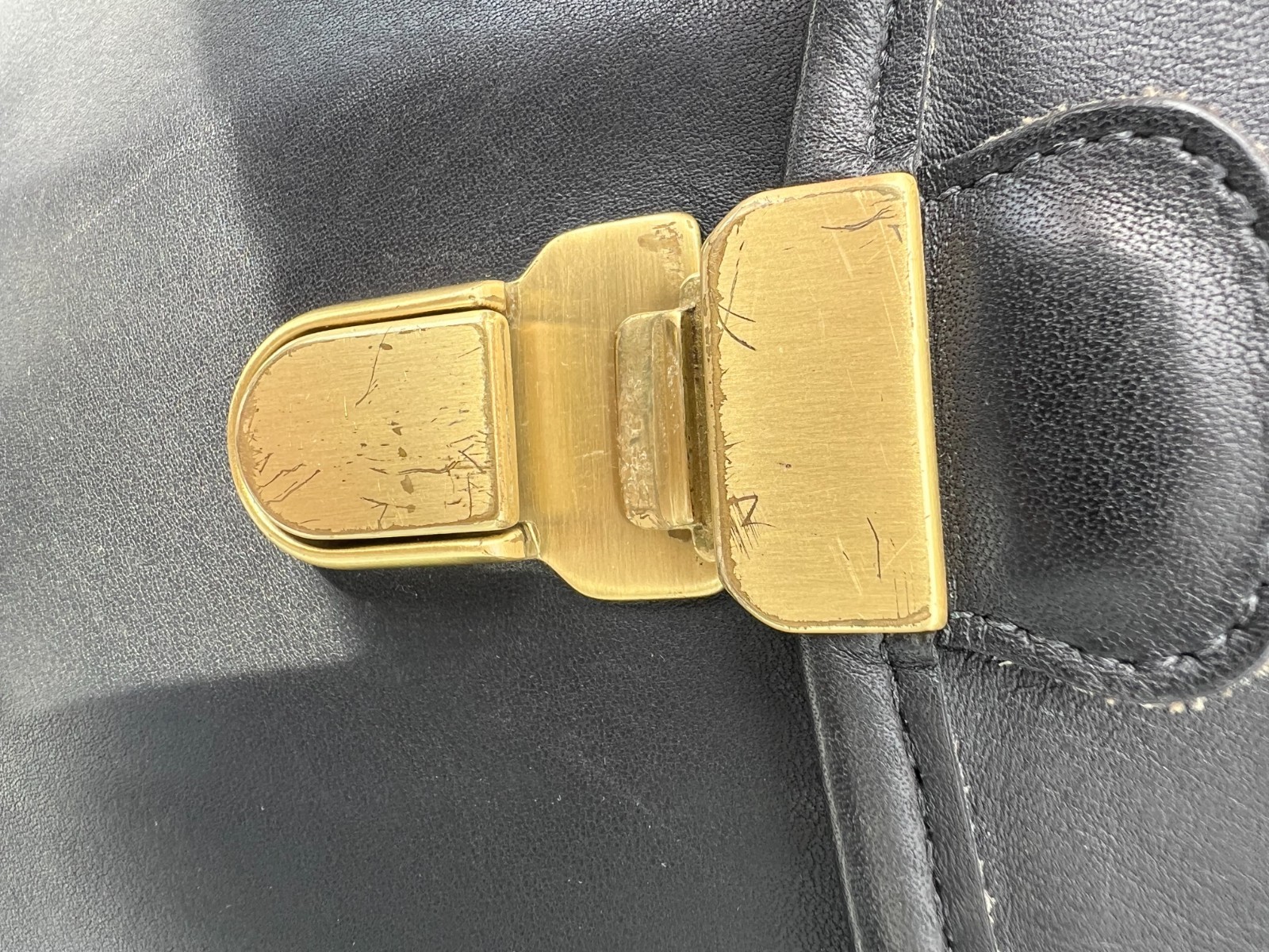 Vintage Coach Jackson Bucket Bag in black, style #9912 from the Camden Classics