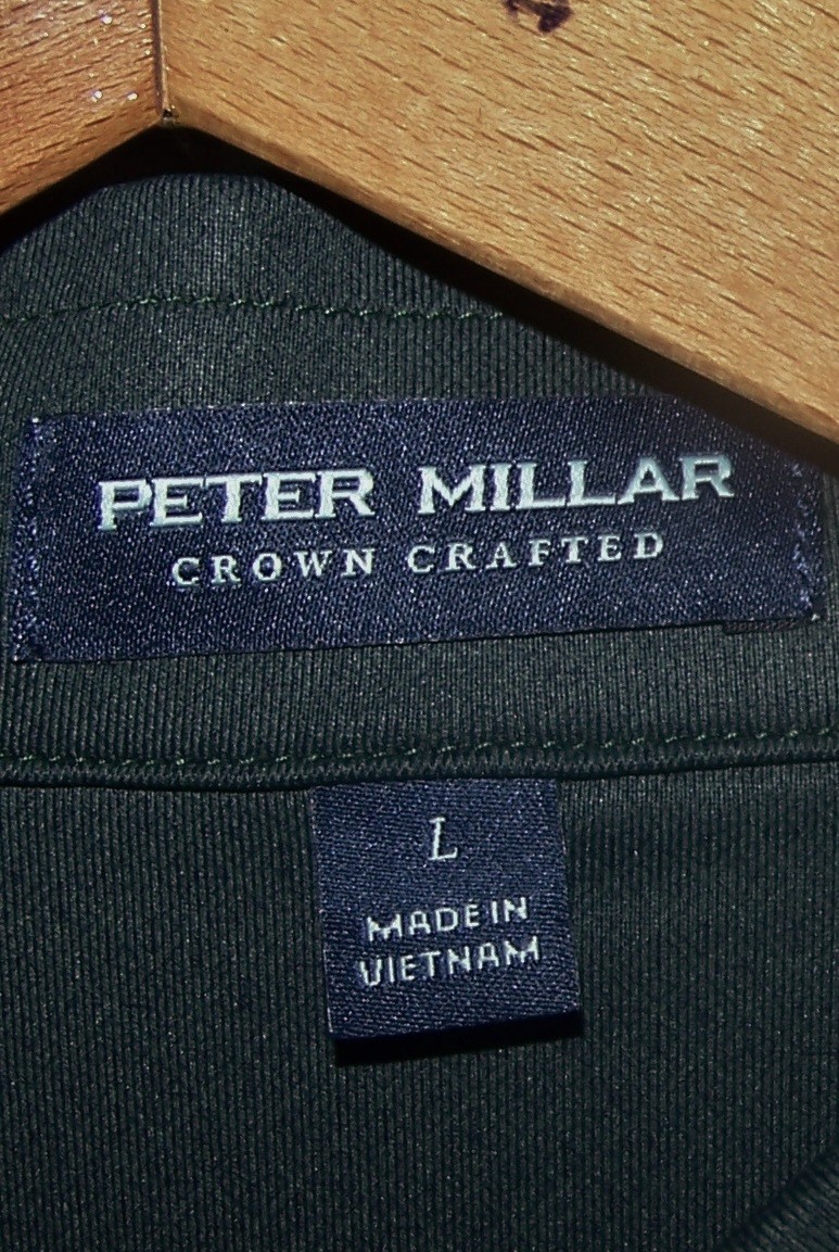 NEW $125 PETER MILLAR CROWN CRAFTED Polo Golf Shirt WESTCHESTER COUNTRY CLUB L