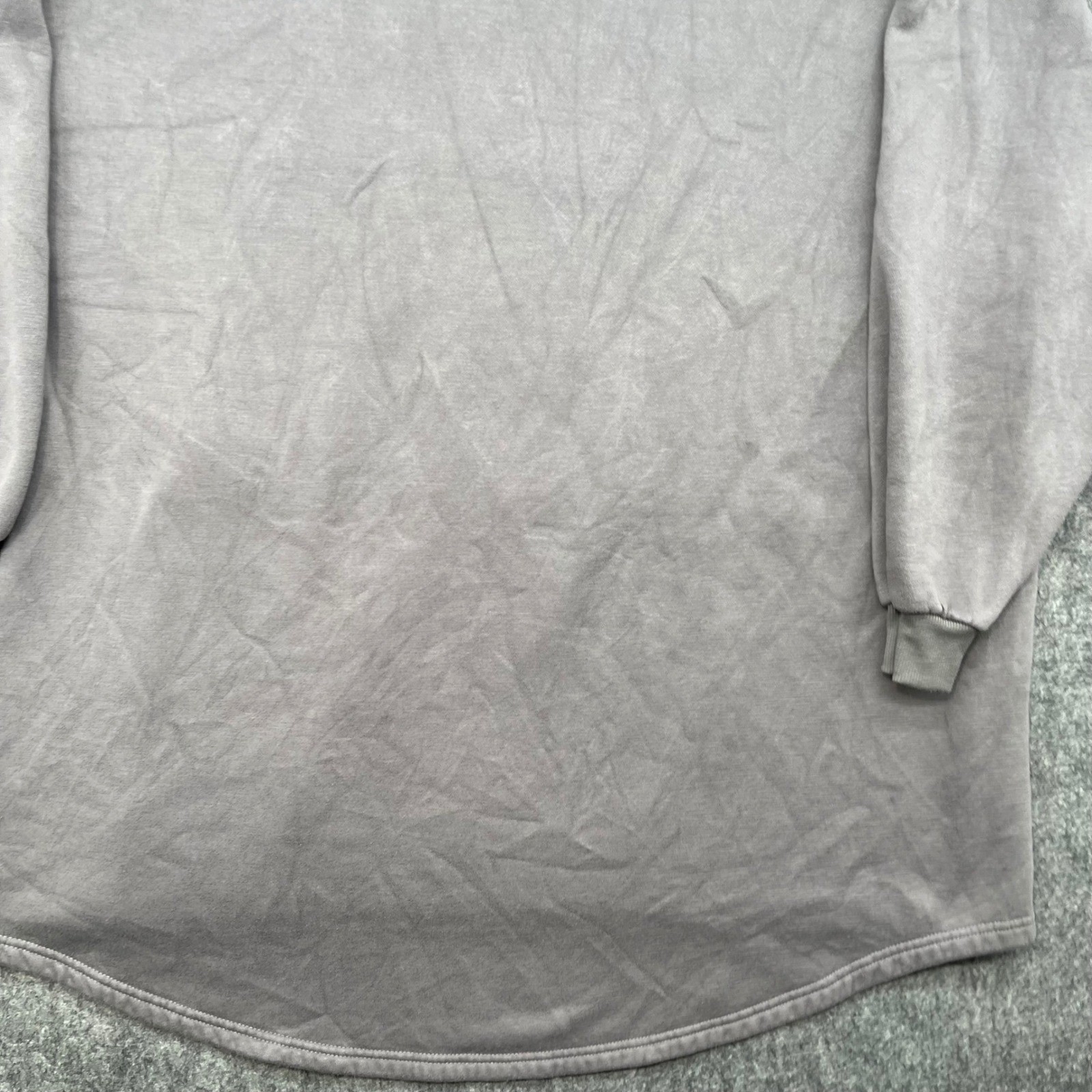 The Comfy Hoodie Blanket Gray Sweatshirt Fleece Lined One Size