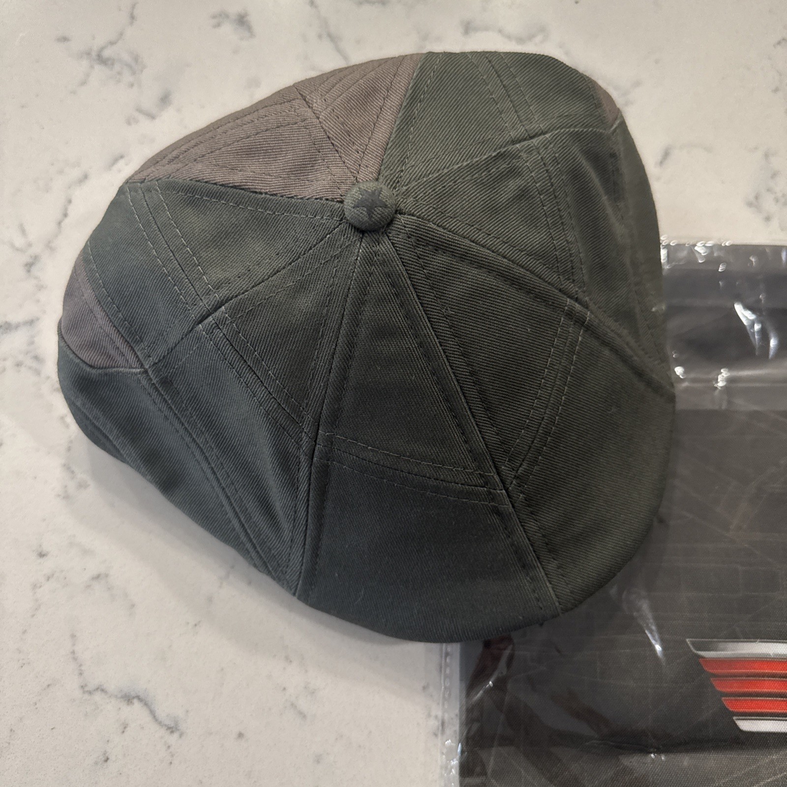 Boston Scally Co Top Gun Small Cap Green Gray Dust Bag Pin Set Maverick Awesome!