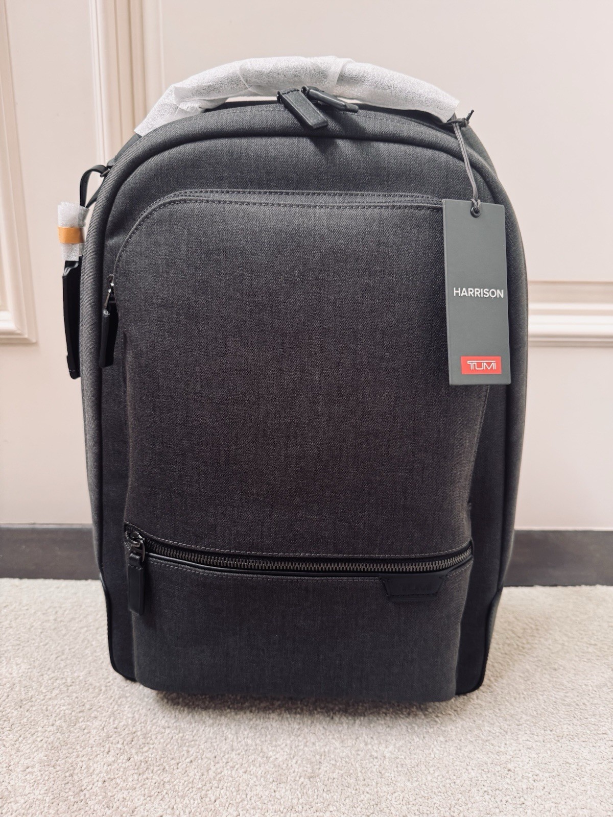 New With Tags – Tumi Harrison Bradner Grey Backpack Rucksack Bag 142074-1374
