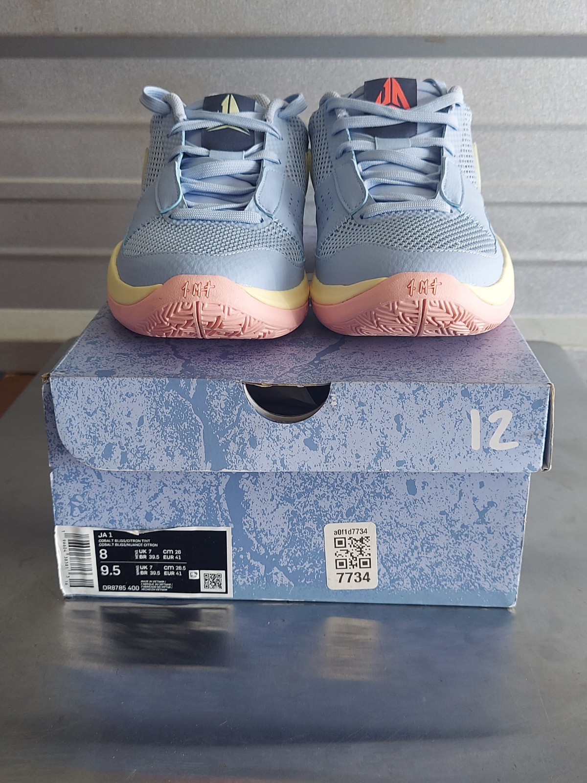 Nike Ja 1 Day One ( JAMORANT) DR8785-400 Cobalt Bliss Citron Tint Basketball