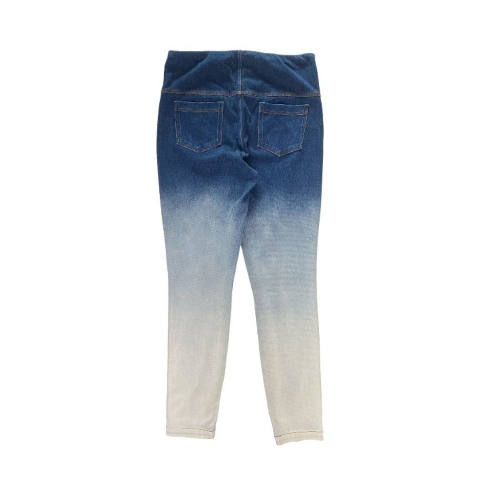 LYSSE white to blue ombre lightweight denim // Wms L