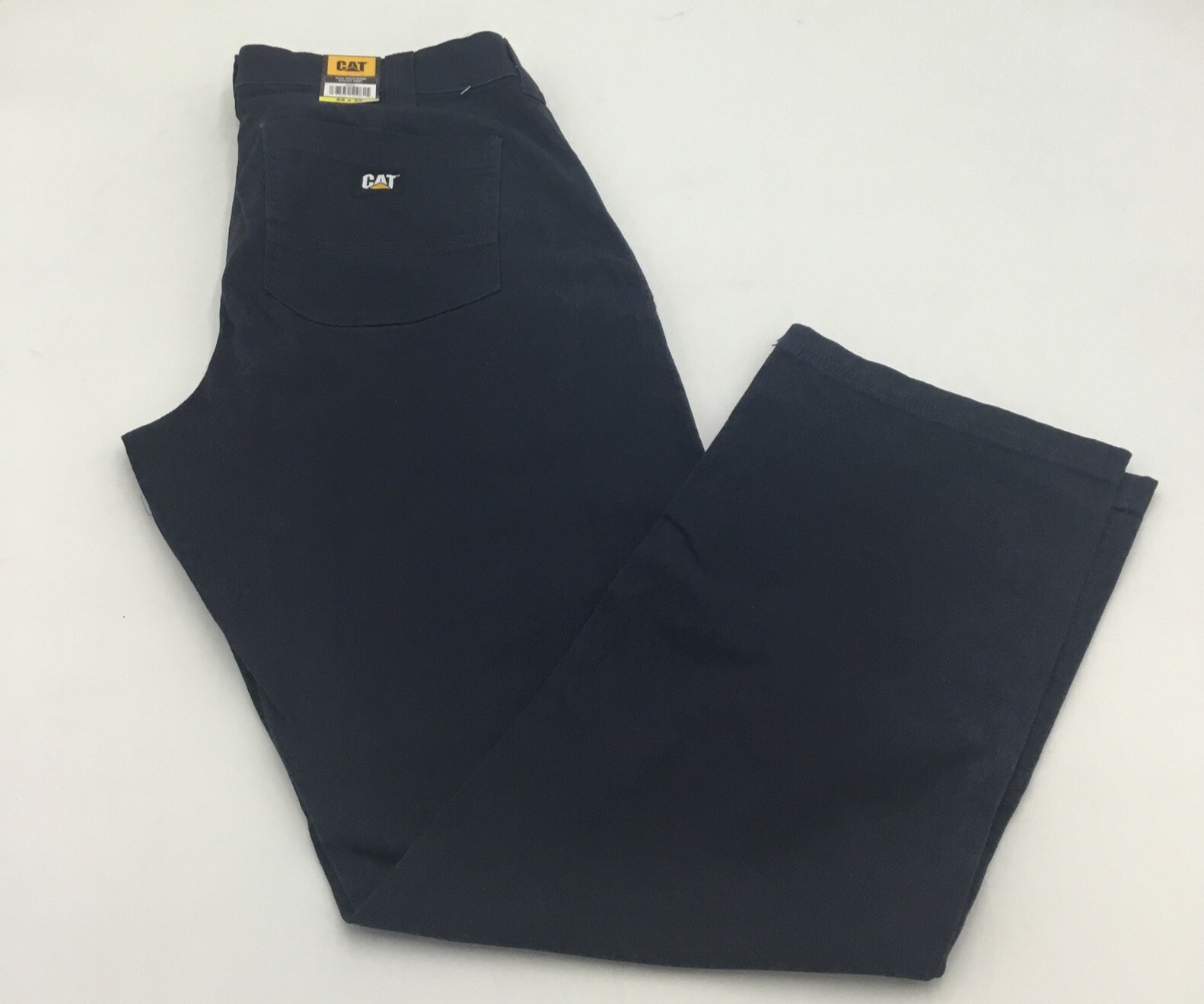 CAT Men’s Flex Waist Band Cellular Pocket Utility Pants , Navy, 32 X 30