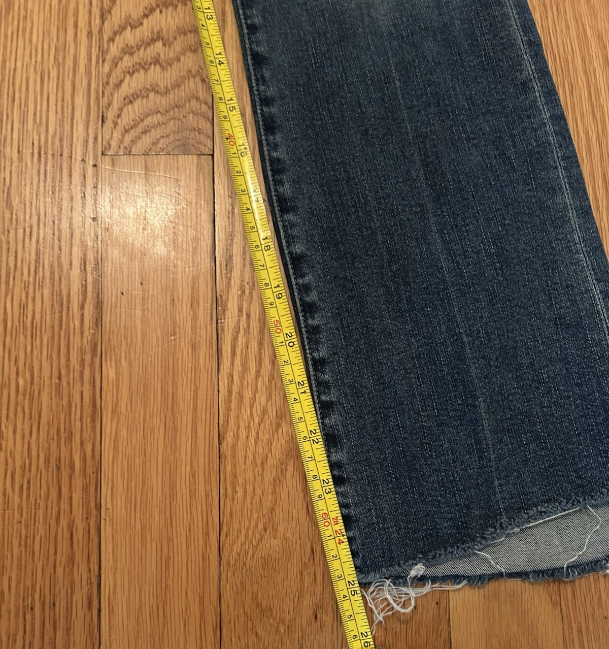 MOTHER DENIM Med Wash THE OUTSIDER ANKLE Flared Jeans in WALKING ON COALS Sz 25
