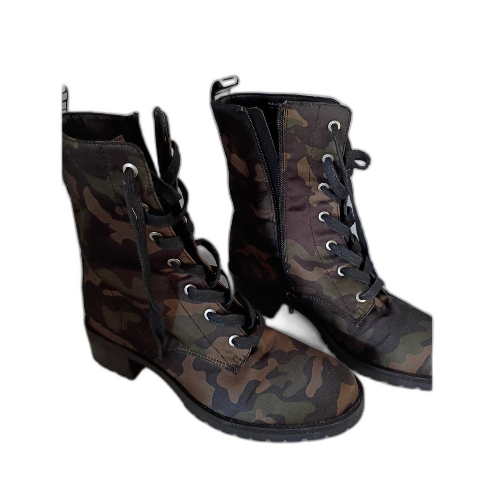 ALDO Camo LOVE Combat Boots Women’s Size 8