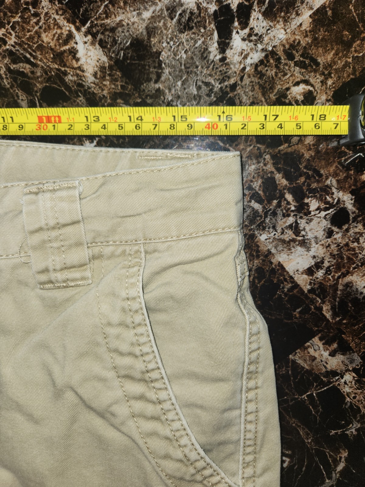 Matchstick Men’s Khaki Cargo Pants 33×30 Lota Of Pockets