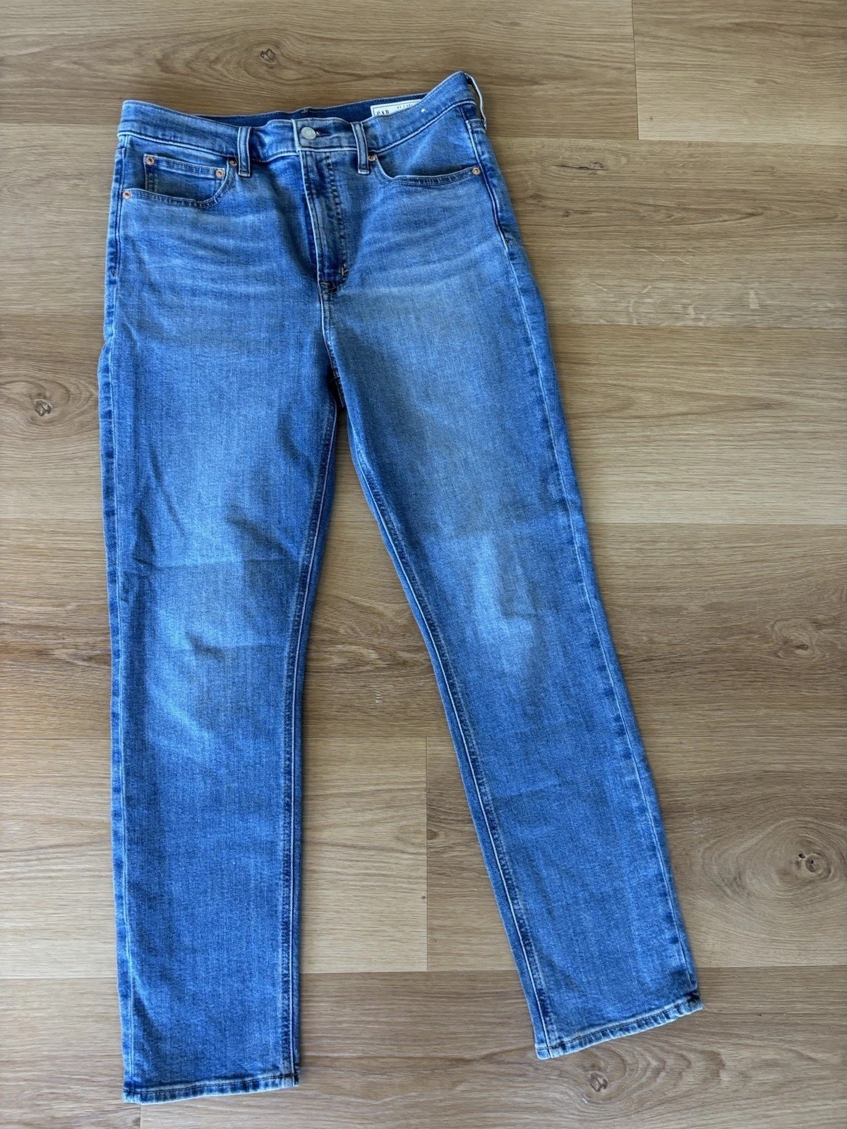 Gap Vintage Slim High Rise Womens Jeans 31 Long Zip Fly