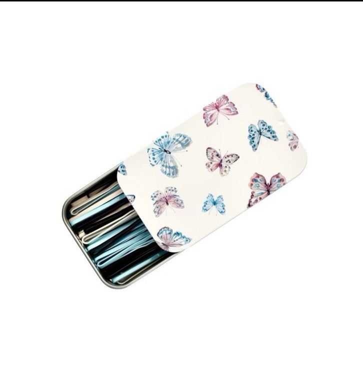 MacKenzie-Childs x Goody For Target Rosy Check Bobby Pins With A Keepsake Tin